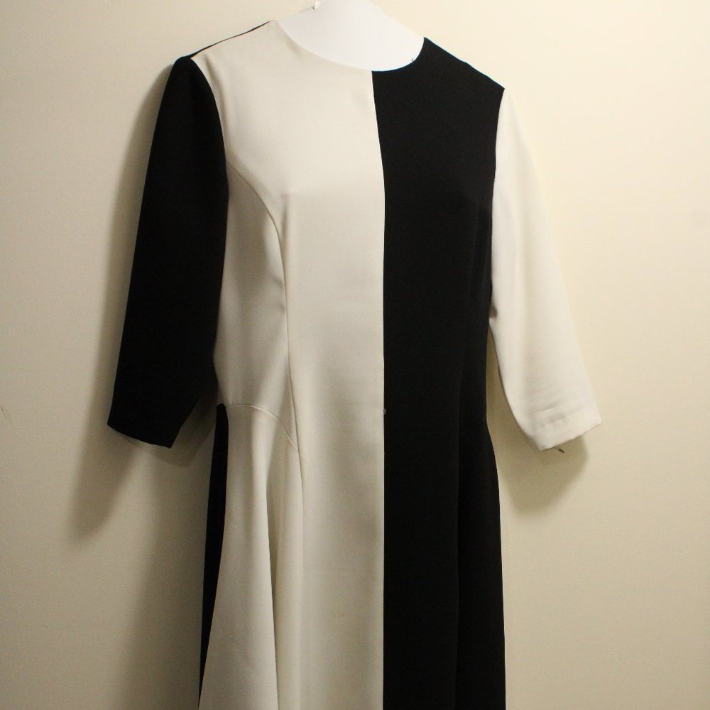 Black and White Party Dress
